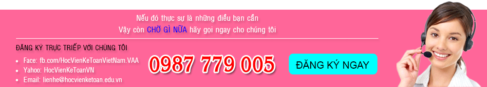 Đăng ký học kế toán thực tế